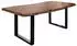 Massivmoebel24 Freeform 5 Baumkantentisch Akazie Massivholz 160x90x77cm natur/anthrazit (09-106-824-9102)
