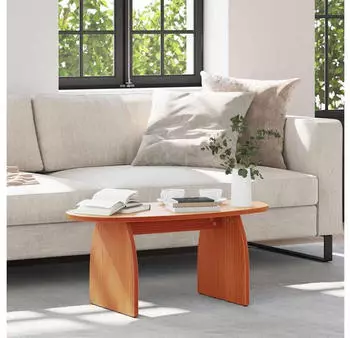 vidaXL Couchtisch Massivkiefer Wachsbraun 80x40x35cm (873534)
