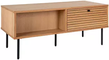 House Nordic Kyoto Couchtisch Eichenfurnier 2 Schubladen, 100x50x45cm
