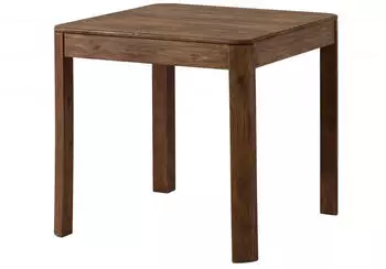 Massivmoebel24 Toronto Esstisch Sheesham 80x80x76cm smoked cherry gebeizt (09-100-665-0058)