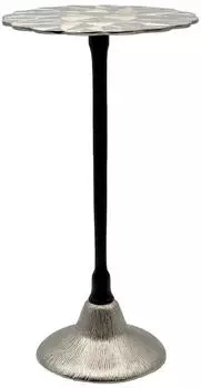 Wohnling Beistelltisch Aluminium rund 29x54cm (WL7.495)