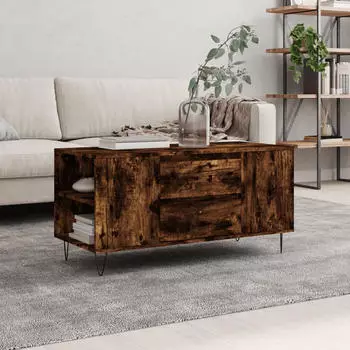 vidaXL Couchtisch R&auml;uchereiche 102x44,5x50cm Holzwerkstoff (831001)