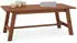 Idimex LUZERNA Couchtisch rechteckig Massivholz Dunkelbraun 110x45cm