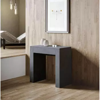 Itamoby Allin Ausziehbare Konsole 78x47/299cm Spatuliert Anthrazit (VE100CONALLIN-AN)