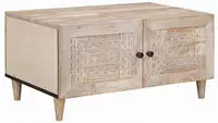 vidaXL Couchtisch Wei&szlig; 80 x 54 x 40 cm Holzwerkstoff