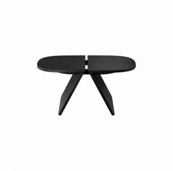 Blomus Avio Beistelltisch Halbrund 38x80x43cm Black Oak