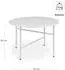 bomoe Finn Beistelltisch 2er Set Rund Metall Weiß Ø44x46cm + Ø53x36cm (65185040)