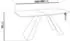 WFL GROUP Monte Esstisch ausziehbar 160–200cm, Craft Eiche, schwarze Metallbeine