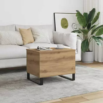 vidaXL Couchtisch Handwerkseiche 60x44,5x45cm Holzwerkstoff (857441)
