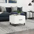 vidaXL Couchtisch 2er-Set Hochglanz-Weiß 50x50x40cm Holzwerkstoff (829449)