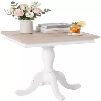 CLP Lorne Beistelltisch quadratisch Mindiholz Shabby Chic 50cm (328485)