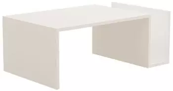 Hanah Home Mémo Couchtisch Weiß Melamin 86,8x50x32,4cm (495SSE1309)