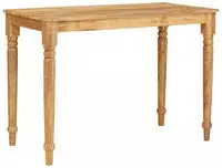 vidaXL Couchtisch Braun 110 x 55 x 77 cm Massivholz Mango