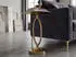Finebuy Beistelltisch Aluminium rund 44cm Gold (FB116518)