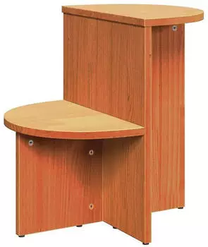 vidaXL Beistelltisch Massivkiefer Wachsbraun 50x40x50cm (873528)