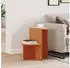 vidaXL Beistelltisch Massivkiefer Wachsbraun 50x40x50cm (873528)