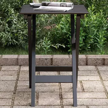 vidaXL Beistelltisch Klappbar Wei&szlig; Massivholz Pappel (4008873)