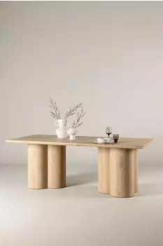 Venture Home Olivia Esstisch Kalkanstrich 100x210cm (60-61131-130)
