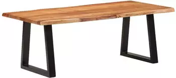 vidaXL Couchtisch Massivholz Akazie 110x55x40cm