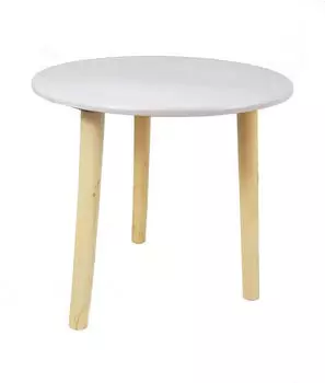 Spetebo Deko Holz Beistelltisch 30x30cm, Wei&szlig; (7755101)