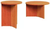 vidaXL Couchtisch 2 pcs Wachsbraun Massivholz Kiefer