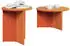 vidaXL Couchtisch 2-tlg. Massivholz Kiefer Wachsbraun (873552)