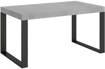 Itamoby Tecno Ausziehtisch 90x160/264cm, Zement/Anthrazit (VE160TATECALL-CM-AN)