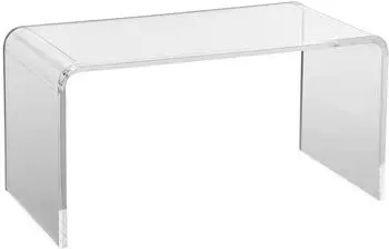 VEVOR Couchtisch U-Form Acryl 813x401x414mm 20mm St&auml;rke 50kg (JYFT-003M)