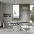 Itamoby Volantis Premium Ausziehtisch 160/264x90cm, Beine Beton Weiß
