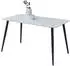 Stolkom Cody Esstisch Keramik weiß marmoriert 140x80cm (Cody Esstisch)