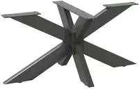 vidaXL Couchtischbein in Spinnenform Anthrazit 98x58x(42-43) cm Stahl