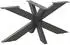vidaXL Couchtischbein Spinnenform Anthrazit 98x58x(42-43)cm Stahl (4013110)