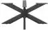 vidaXL Couchtischbein Spinnenform Anthrazit 98x58x(42-43)cm Stahl (4013110)