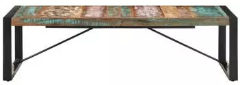 vidaXL Couchtisch Altholz Massiv 140x70x40cm