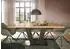 xonox.home Motion Esstisch ausziehbar 150–190x90x76cm Artisan Eiche, V-Gestell grau (X4AE3T61)