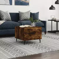 vidaXL Couchtisch Wei&szlig; 50x50x40 cm Holzwerkstoff