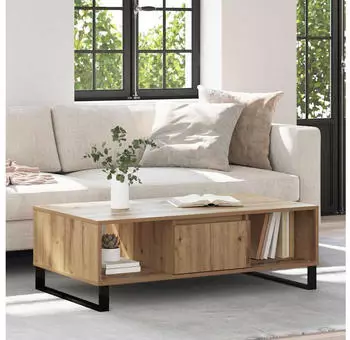 vidaXL Couchtisch Artisan-Eiche 104x60x35cm Holzwerkstoff