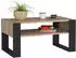 Akord Furniture Factory DOMI Couchtisch 92x53x45cm, Sonoma Eiche / Schwarz