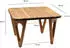 Wohnling Couchtisch Akazie Massivholz, quadratisch, 60x60x40cm (WL7.594)