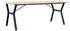 vidaXL Esstisch Y-Gestell 200x100x75cm Massivholz Kiefer und Stahl