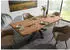 Massivmoebel24 Freeform 5 Baumkanten-Esstisch Sheesham 240x100cm Kreuzgestell anthrazit (09-114-834-5226)
