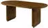 Massivmoebel24 Barcelona Esstisch oval Mango 200x100x76cm braun lackiert (09-110-344-2026)