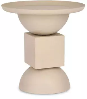 Bizzotto Alka Beistelltisch Metall pulverbeschichtet, beige (0747126)