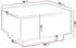 Mirjan24 Couchtisch Moon 90x60cm Holzwerkstoff Marmor Optik
