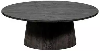 Woood Venlo Couchtisch rund &Oslash;100cm, dunkelbraun (28488423-0)