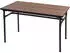 Mendler HWC-H10b Bistrotisch Industrial Metall Ulme schwarz-braun 120x70cm (72486)