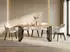 WFL GROUP Marco Esstisch ausziehbar Loft-Stil schwarze Metallbeine 120-220cm (Craft Eiche)
