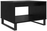 vidaXL Couchtisch Schwarz Eichen-Optik 60 x 50 x 40 cm Holzwerkstoff