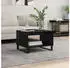 vidaXL Couchtisch Schwarz Eichen-Optik 60x50x40cm Holzwerkstoff (879614)