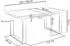 WFL GROUP Sana Esstisch ausziehbar 140–180cm Loft-Stil, weiße Metallbeine, Sonoma Eiche